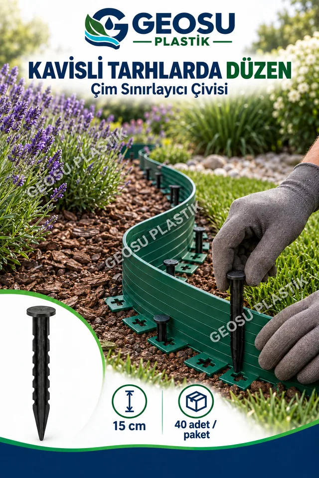 Çim Sınırlayıcı Çivisi ürün ve uygulama görseli 8