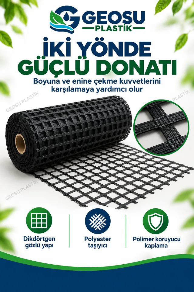 gg cift yonlu geogrid — ürün ve uygulama görseli 2