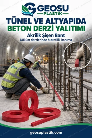 Akrilik Şişen Bant – tünel ve altyapı