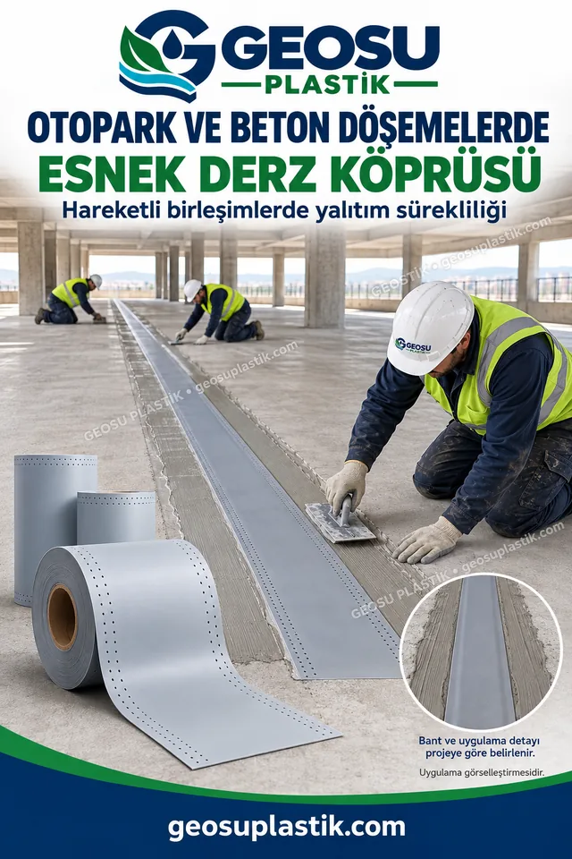 Dilatasyon Bandı – otopark ve beton döşemeler