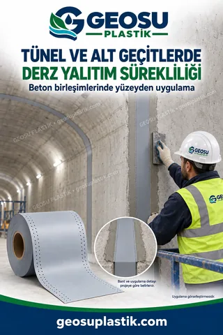 Dilatasyon Bandı – tünel ve altyapı geçişleri