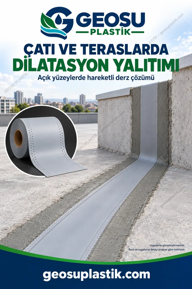 Dilatasyon Bandı – çatı ve teraslar