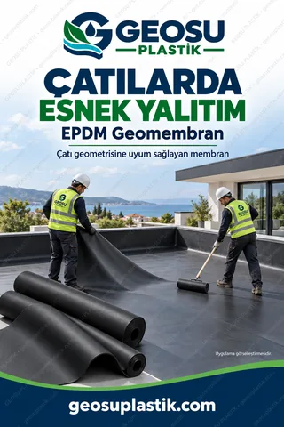 EPDM Geomembran – çatı uygulaması