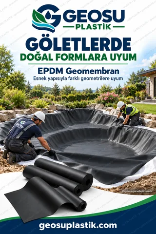 EPDM Geomembran – gölet uygulaması