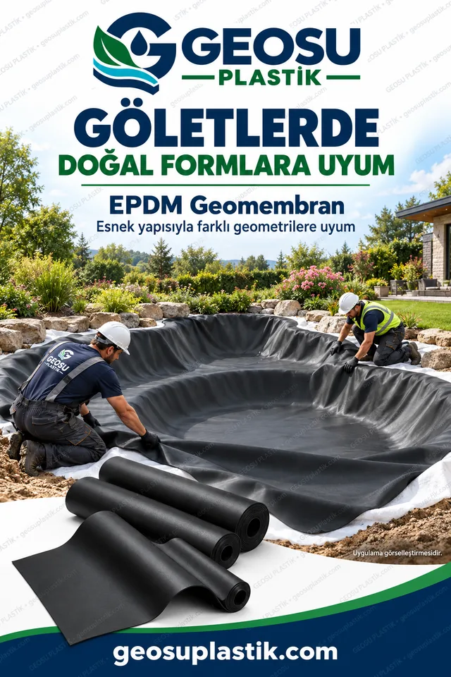 EPDM Geomembran – gölet uygulaması