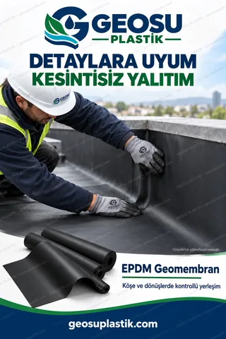 EPDM Geomembran – birleşim detayı