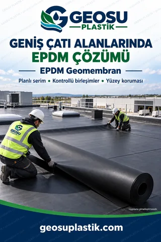 EPDM Geomembran – geniş çatı alanları