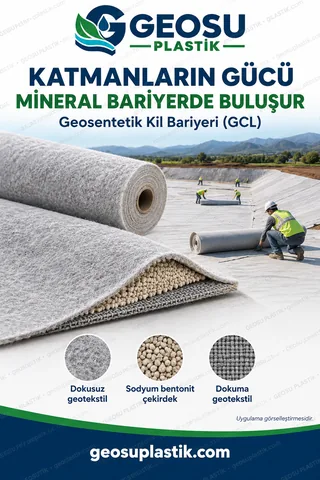 Geosentetik Kil Bariyeri (GCL) – katman yapısı