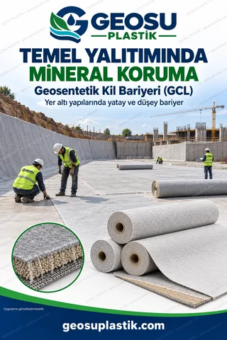 Geosentetik Kil Bariyeri (GCL) – temel yalıtımı