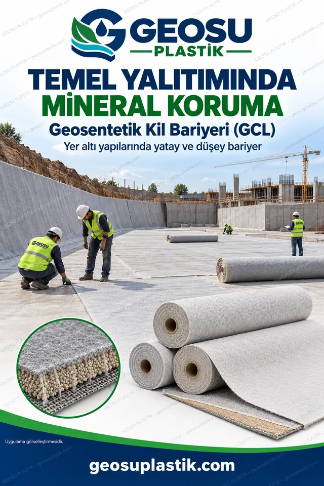 Geosentetik Kil Bariyeri (GCL) – temel yalıtımı