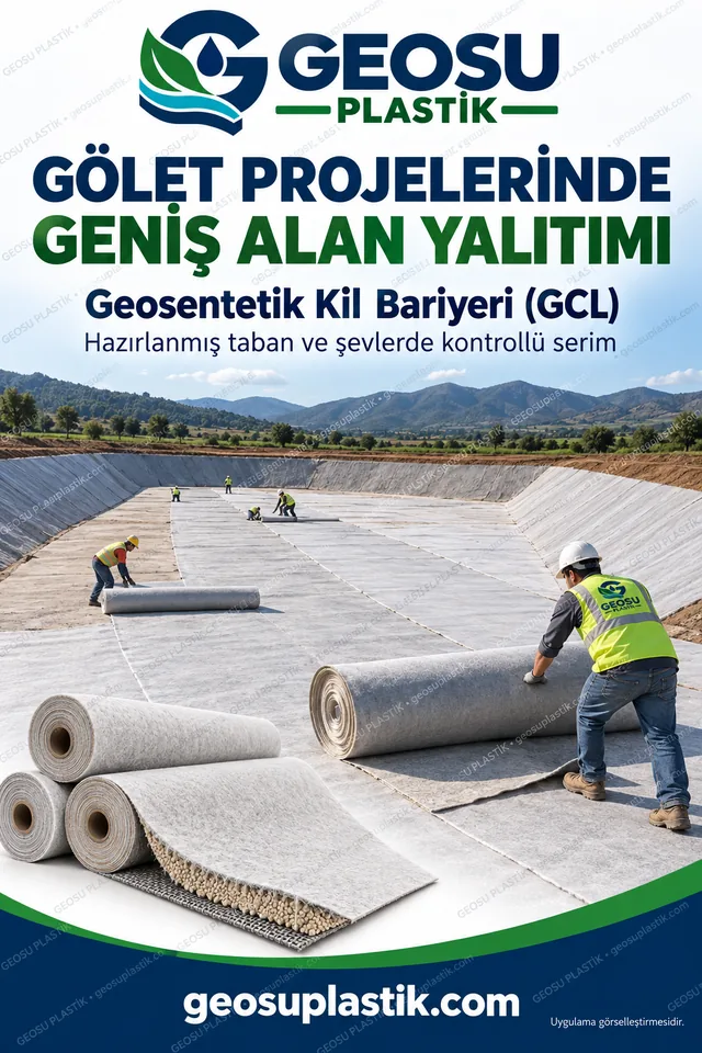 Geosentetik Kil Bariyeri (GCL) – gölet projeleri