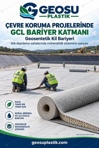 Geosentetik Kil Bariyeri (GCL) – çevre koruma projeleri