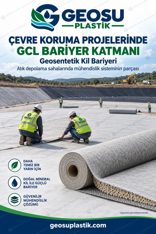 Geosentetik Kil Bariyeri (GCL) – çevre koruma projeleri