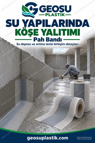 Pah Bandı – su yalıtımında köşe detayı