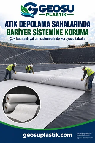 PP Geotekstil – atık depolama sahaları