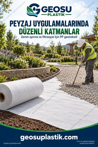 PP Geotekstil – peyzaj uygulamaları