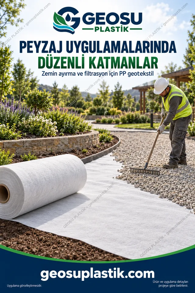 PP Geotekstil – peyzaj uygulamaları