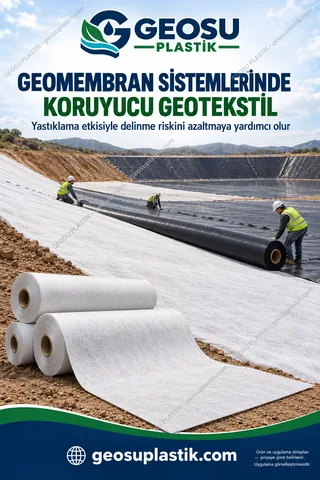 PP Geotekstil – geomembran koruması