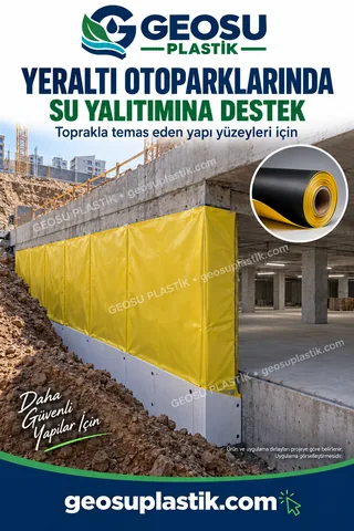 PVC Geomembran – yeraltı otoparkları