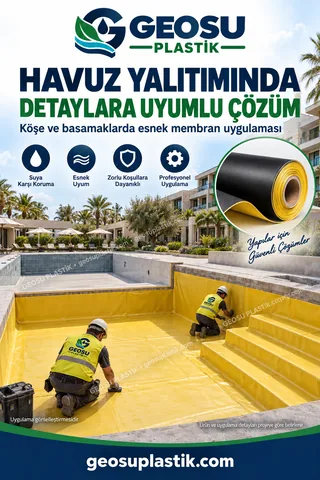 PVC Geomembran – havuz yalıtımı