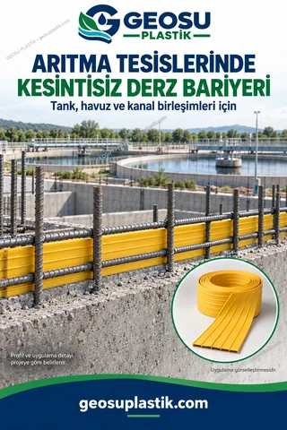 PVC Su Tutucu Bant – arıtma tesisleri