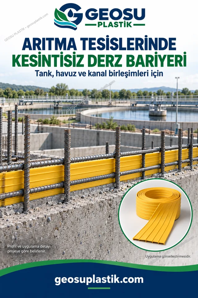 PVC Su Tutucu Bant – arıtma tesisleri
